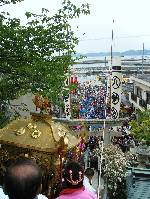 毎年5月3日,4日に執り行われる沼島八幡神宮春祭り